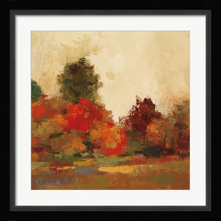 Framed Fall Forest III Print