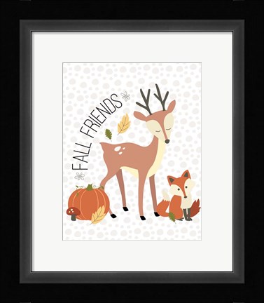 Framed Fall Friends Print