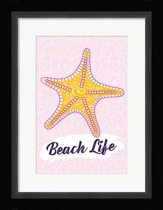 Framed Beach Life Print