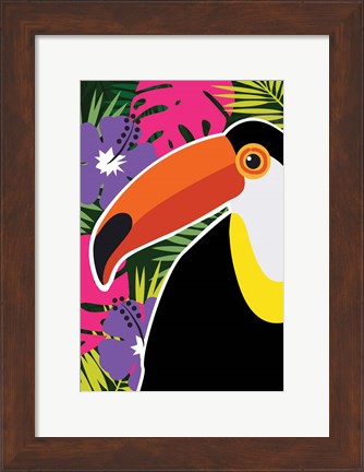 Framed Tropical Toucan Print