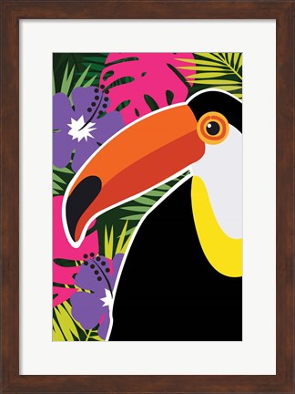 Framed Tropical Toucan Print