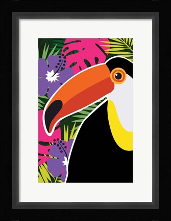 Framed Tropical Toucan Print