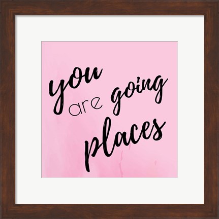 Framed Going Places Print