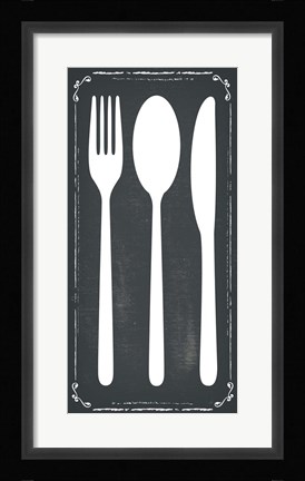 Framed Utensils Print
