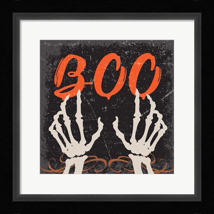 Framed Boo Print
