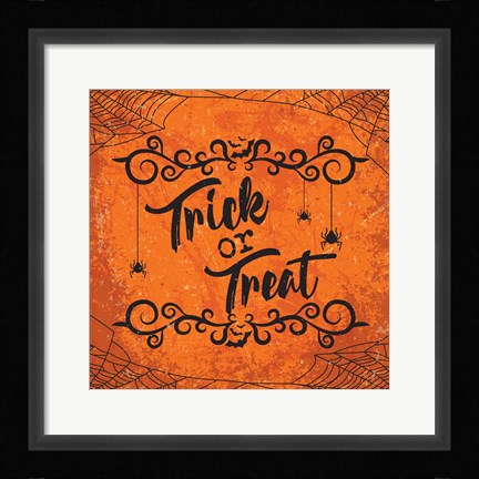 Framed Trick or Treat Print