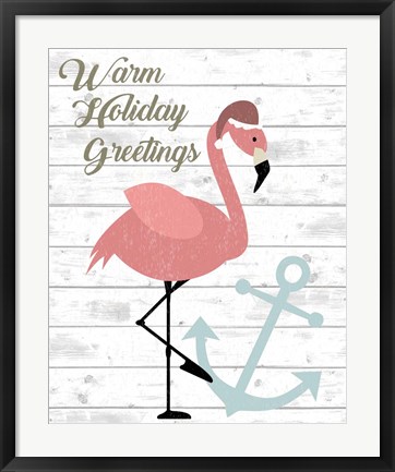 Framed Warm Holiday Greetings Print
