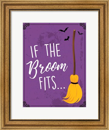 Framed Broom Fits Print