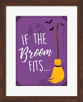 Framed Broom Fits Print