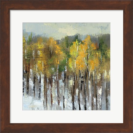 Framed January Landscape Print
