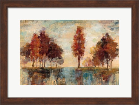 Framed Field and Forest Print