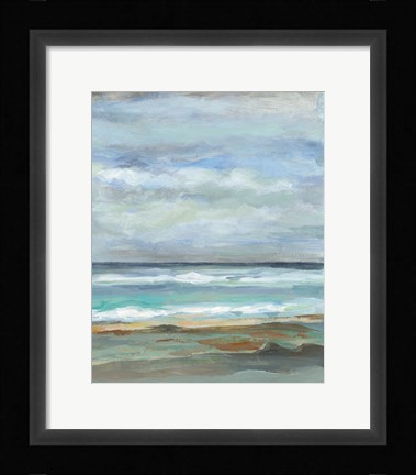 Framed Seashore VIII Print