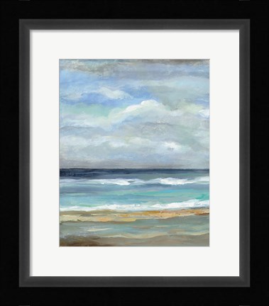 Framed Seashore VII Print