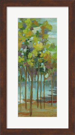 Framed Spring Trees Panel II Print