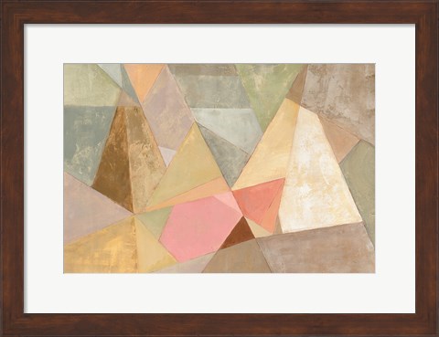 Framed Geometric Abstract Print