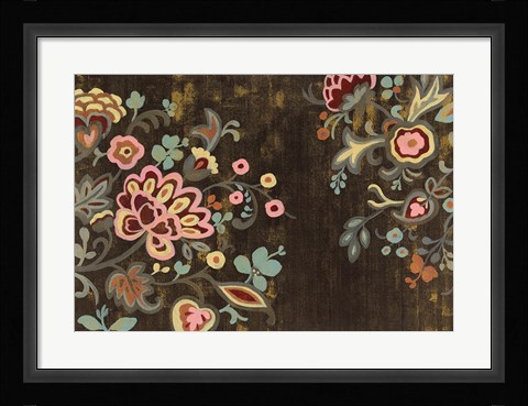 Framed Decorative Paisley Print