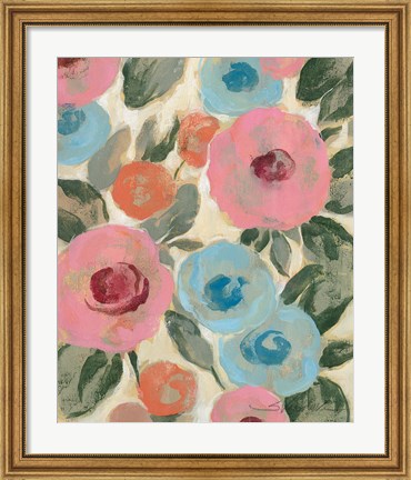 Framed Parisian Floral III Print