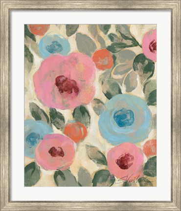 Framed Parisian Floral II Print
