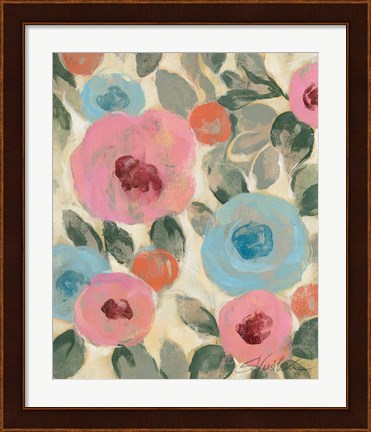 Framed Parisian Floral II Print