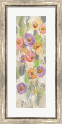 Framed Dreamy Flowers I Print