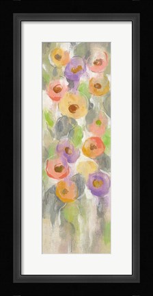 Framed Dreamy Flowers II Print