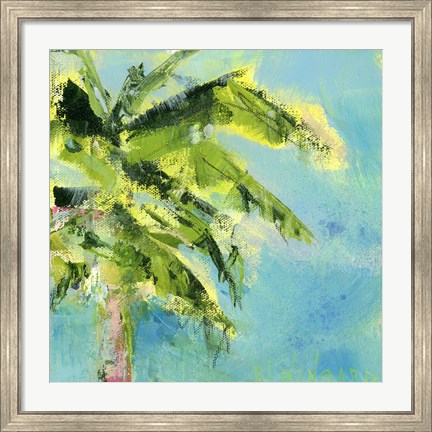 Framed Palm Tree Afternoon Print