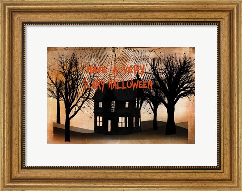 Framed Very Scary Halloween Print