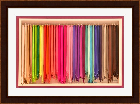 Framed Bright Mexico Colors Print