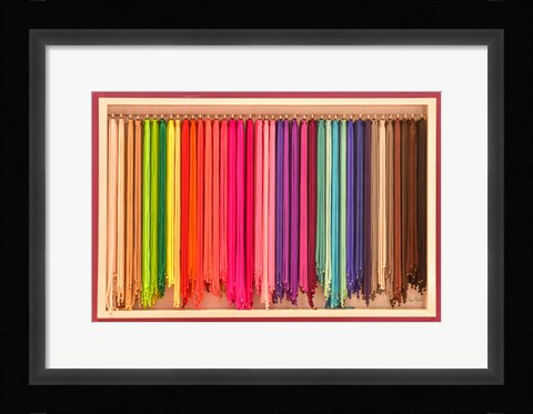 Framed Bright Mexico Colors Print