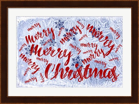 Framed Merry Merry Christmas Print