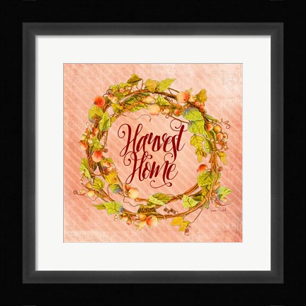Framed Harvest Home Print