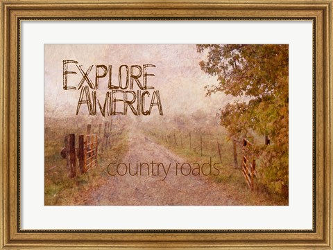 Framed Explore America Print