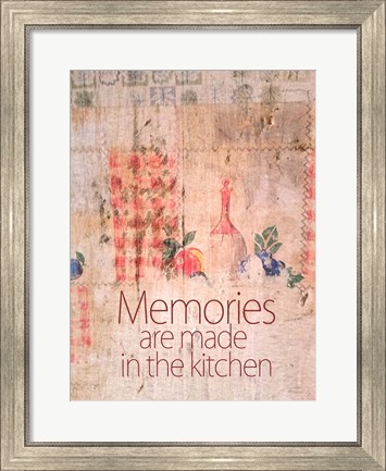 Framed Kitchen Memories Print