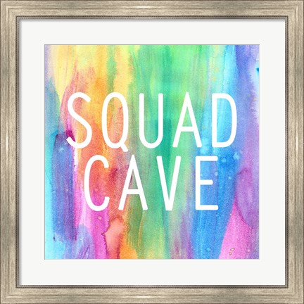 Framed Squad Cave Print