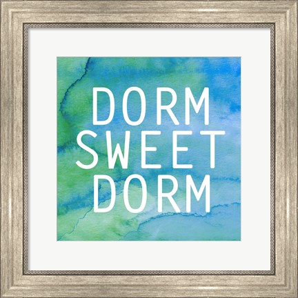 Framed Dorm Sweet Dorm Print