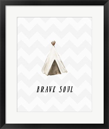 Framed Brave Soul Print