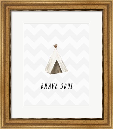Framed Brave Soul Print