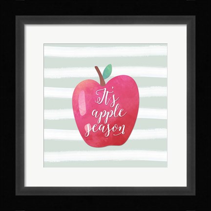 Framed It's Apple Season Print