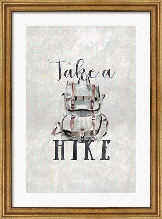 Framed Take a Hike Print
