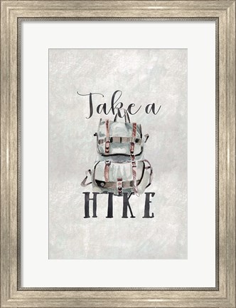 Framed Take a Hike Print