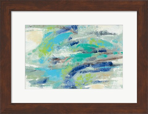 Framed River Whirlpool v2 Print