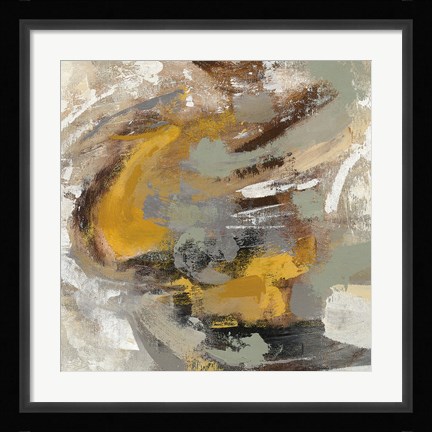 Framed Amber Ring v2 Print