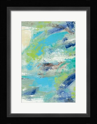 Framed River Whirlpool v2 II Print