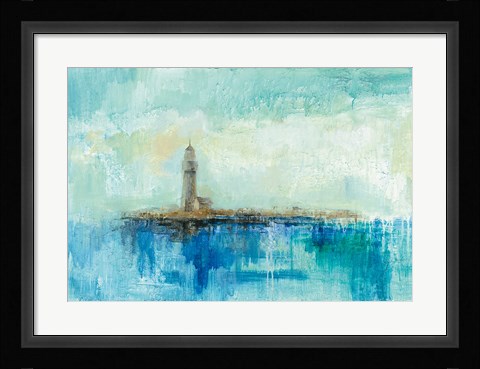 Framed Lighthouse Morning Print