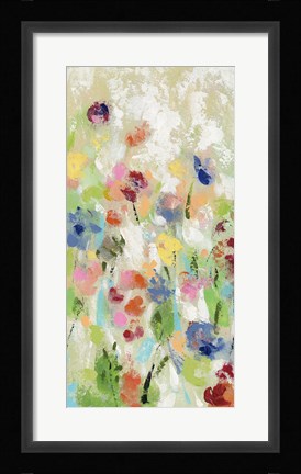 Framed Springtime Meadow Flowers II Print