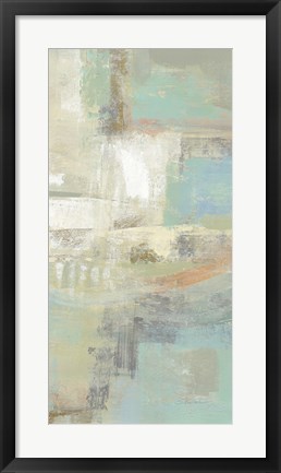 Framed Shades of Celedon III Print