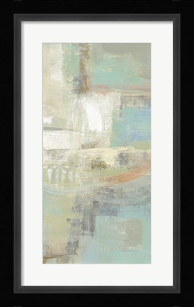Framed Shades of Celedon III Print