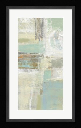 Framed Shades of Celedon II Print