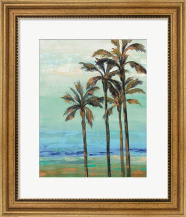 Framed Copper Palms I Print