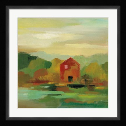 Framed October Farm II v2 Print